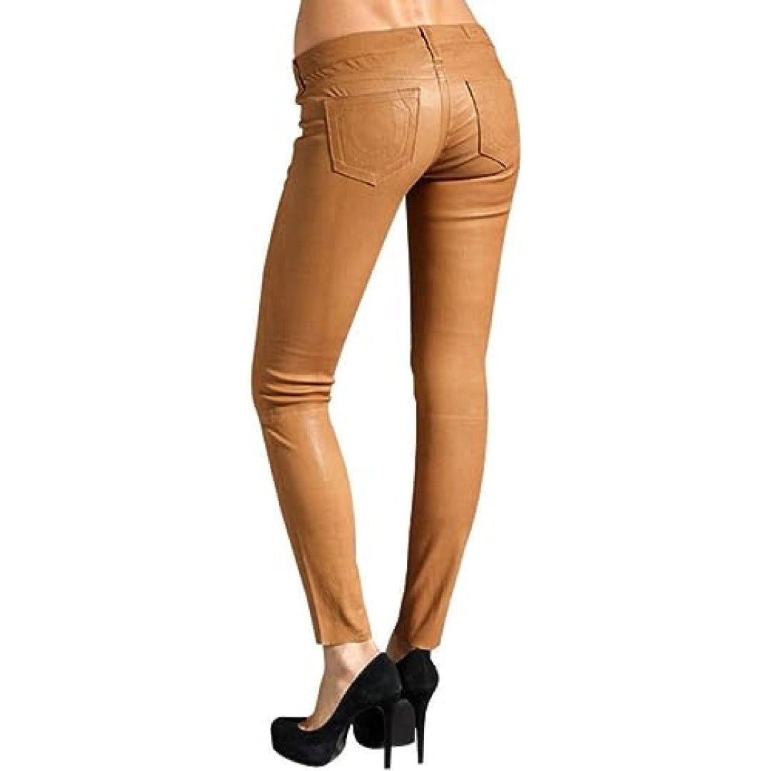 classical-leather-pants-in-mustered-color-leather-wardrobe