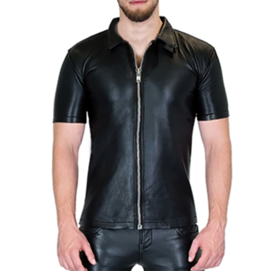 Leather Shirts For Men With Unique Design Leather Wardrobe — free download