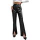 Leather Trouser Women With Unique Design Made With Leather