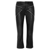 Leather Pant Women With Zipped Design