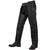 Black Premium Leather Chaps with Side Zipper