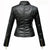 Women Leather Jacket Made With 100% Lamb Skin Leather
