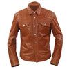 Brown Leather Shirts