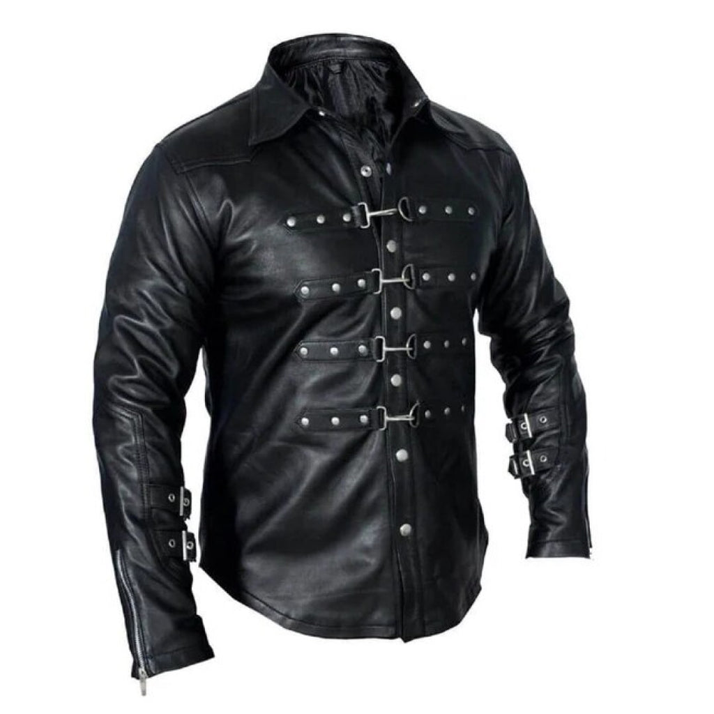 Stylish Leather Shirts Made With Genuine Sheep Leather