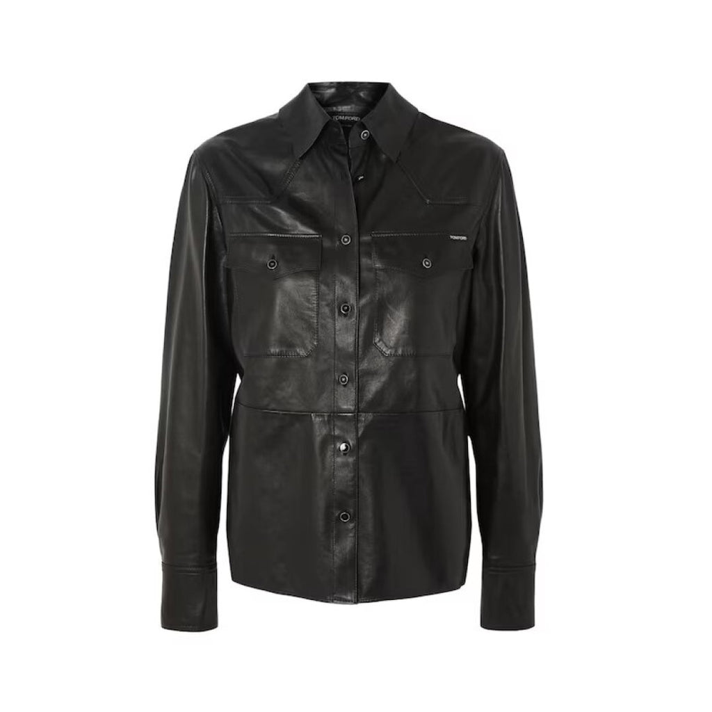 Women Leather Shirts Made With Sheep Leather