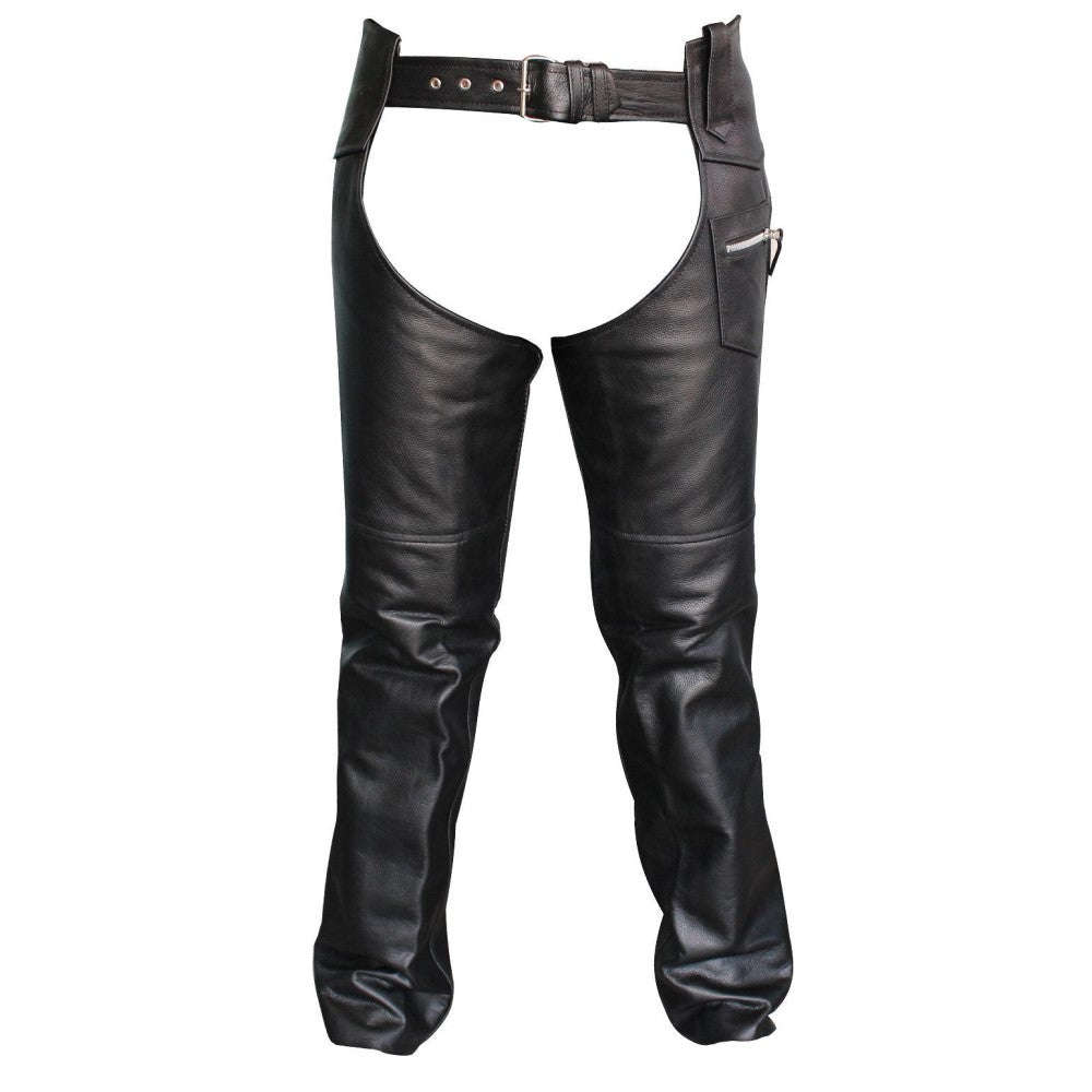 Leather Long Chaps For men's