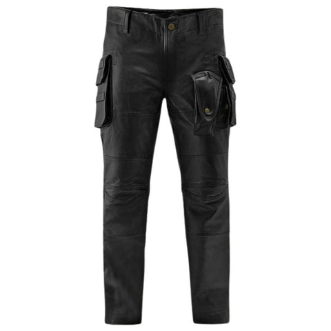Unique Style Leather Pants For Men