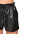 Leather Shorts for Women Party Shorts