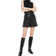 Leather Shorts Belted A line Style