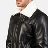 Soft Leather Jacket with Fur - Leather Wardrobe
