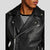 Anson Black Biker Leather Jacket - Leather Wardrobe