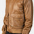 Olive Brown Sheep leather jacket - Leather Wardrobe