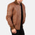Genuine Brown Sheep Leather Jacket For Men - Leather Wardrobe