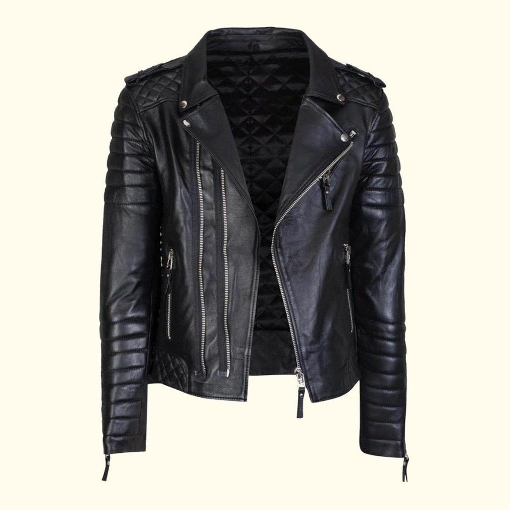 Biker Motorcycle leather jacket