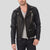 Coby Black Biker Leather Jacket