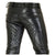 Lambskin Leather Quilted Pants with Zipper