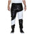 Leather Trousers With White Quilted Cow Leather Contrast