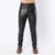 Men Black Sheep Leather Pants with Side Panel