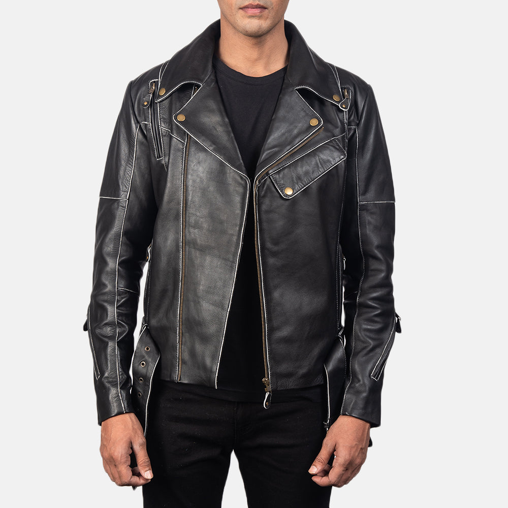 Men Leather Jacket Bikers Jacket