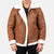 Francis B-3 Brown Leather Bomber Jacket Up to 5XL - Leather Wardrobe