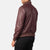 Shane Maroon Leather Bomber Jacket Up to 5XL - Leather Wardrobe