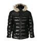 Mens Jeremiah Puffer Leather Jacket
