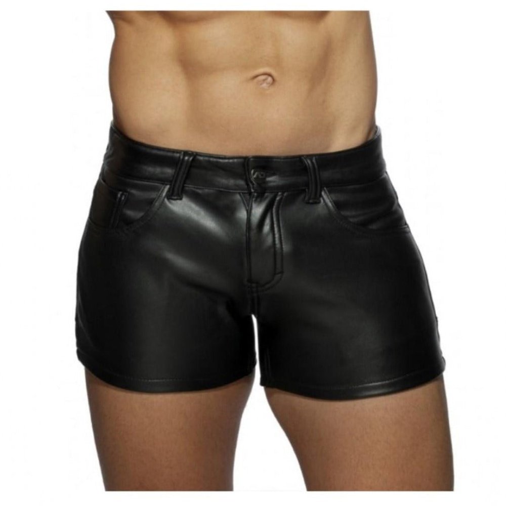 Mens Sheep Leather Shorts unisex