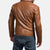 Old School Brown Leather Jacket Up to 5XL - Leather Wardrobe