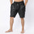 Perforated Leather Shorts For Men
