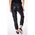 Plain Black Sheep Leather Trousers for Women