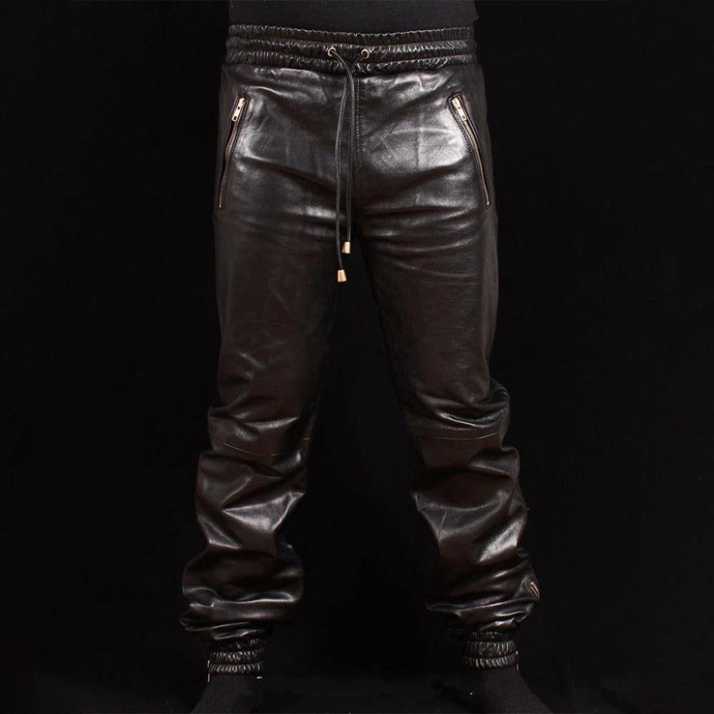 Sheep Leather Trousers for Jogging