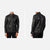 Mack Black Leather Biker Jacket Up to 5XL - Leather Wardrobe