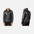 Columbus Black Leather Bomber Jacket Up to 5XL - Leather Wardrobe