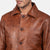 Waffle Brown Leather Jacket Up to 5XL - Leather Wardrobe