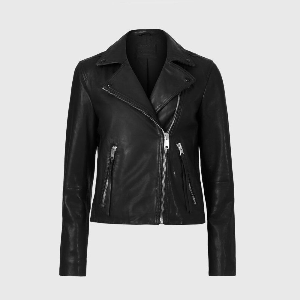 Women's Dalby Leather Biker Jacket