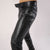 Black Sheep Leather Pants with Extended Flap