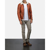 Dan Frost Tan Shearling Jacket Up to 5XL - Leather Wardrobe